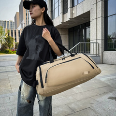 健身包大容量乾濕分離運動斜挎包潮純色簡約獨立鞋倉防潑水旅行包