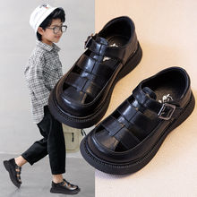 男童包头凉鞋2024夏季新款中大童儿童小童宝宝男孩软底防滑潮