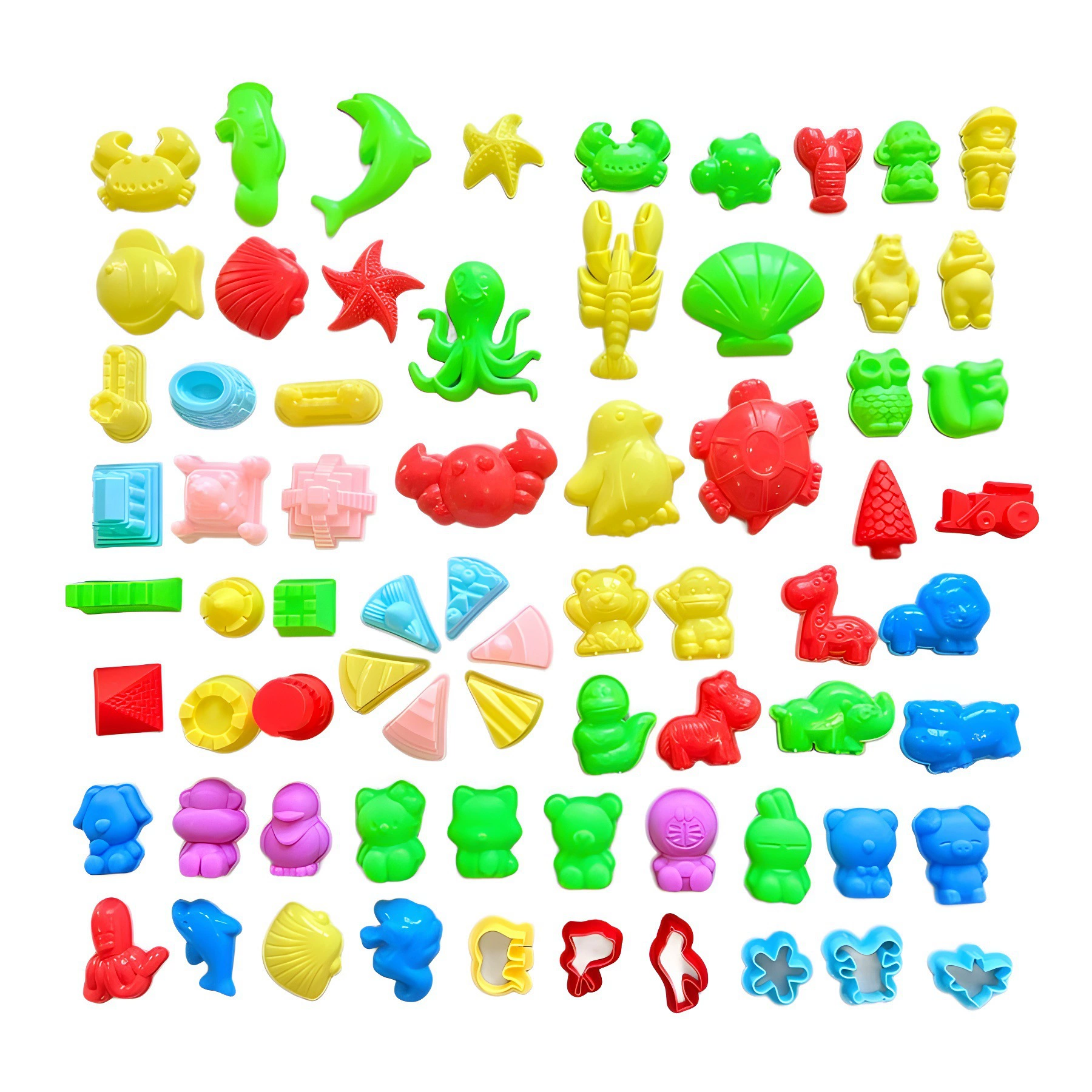 Окрашенные грязевые инструменты Ультра легкий глиняной набор детские космические игрушки песок замок плесень diy детский сад набор ручной работы