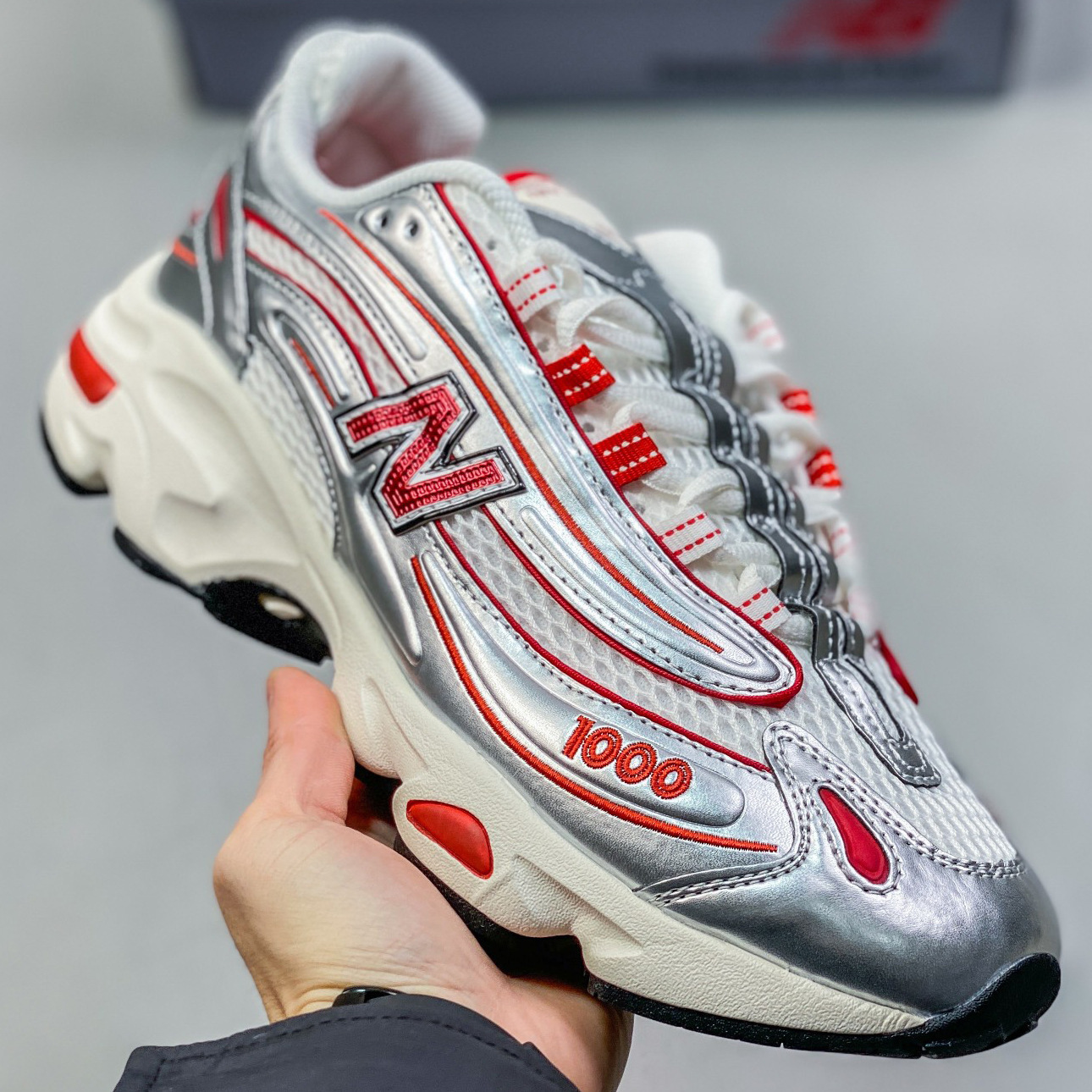 Zapatos para hombres y mujeresnb1000 verano zapatos de correr zapatos de suela gruesa zapatos de pareja zapatos deportivos casuales resistentes