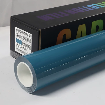 Auto Color Change Film | Wholesale Price Invisible Car Clothing Protection - crystal-tuscan-blue-152m15m