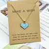 Pendant heart-shaped, cute necklace, brand chain, Korean style, simple and elegant design, Aliexpress, wholesale