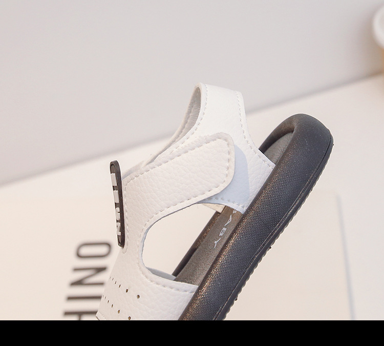 Sandali casual coreani con scarpe da spiaggia per bambini in velcro, scarpe estive per bambini_voghion.com