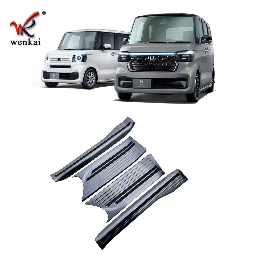 Adecuado para Honda 23 N-BOX modificado pedal de bienvenida JF5 JF6 especial puerta Acero inoxidable alféizar protección