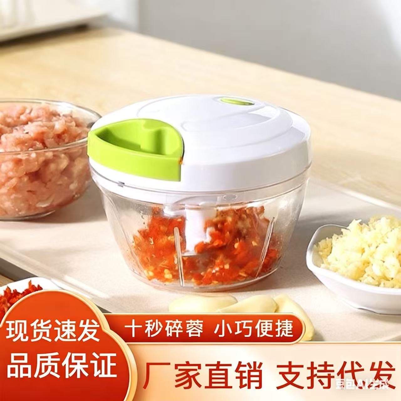 Manual Garlic Press for Home Use, Suitable for Garlic, Ginger, and Spices; Garlic Masher; Pumpkin and Mashed Potato; Baby Food Processor