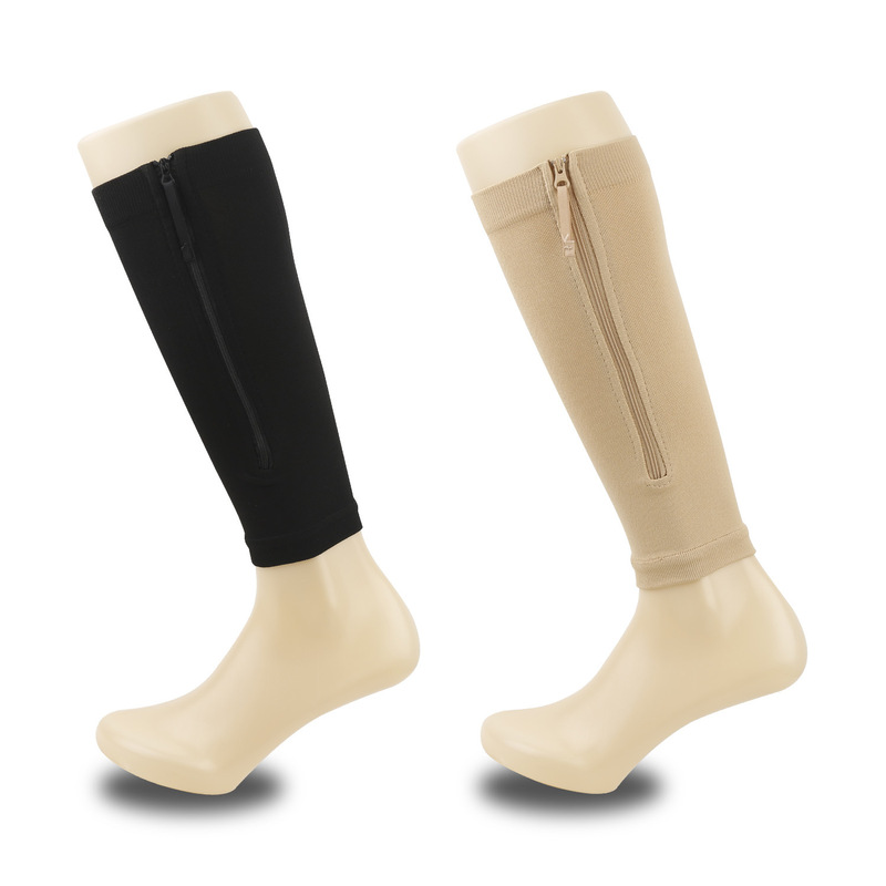 Amazon's Popular Zip Sox Zipper Socks, Compression Socks, Open-Toe Sports Socks, Running Socks, Non-Slip Calf Socks