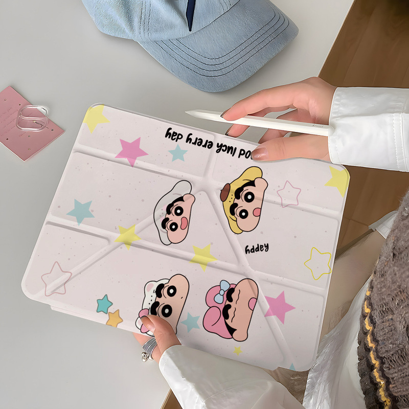 Shower Cap Xiaoxin Y-Fold iPad 10/9/8 Generation Mini6 Protective Case Air7/6 Tablet Pro 11inch A16 Protective Cover