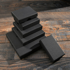 Cross-border exclusive thin jewelry box earrings earring box, ring necklace jewelry box bracelet box factory wholesale