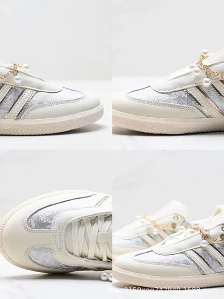 Cross-border Putian shoes, originals samba OG, comfortable, versatile, durable, shock-absorbing, and slip-resistant, German training shoes, light gray