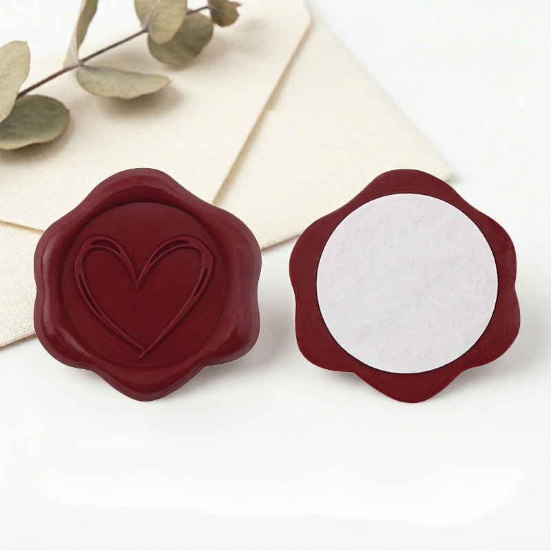 sello de cera en relieve sobre carta de amor tarjeta postal sello pegatinas de regalo sello de cera sello de cera sello de cera impresión de pintura de fuego