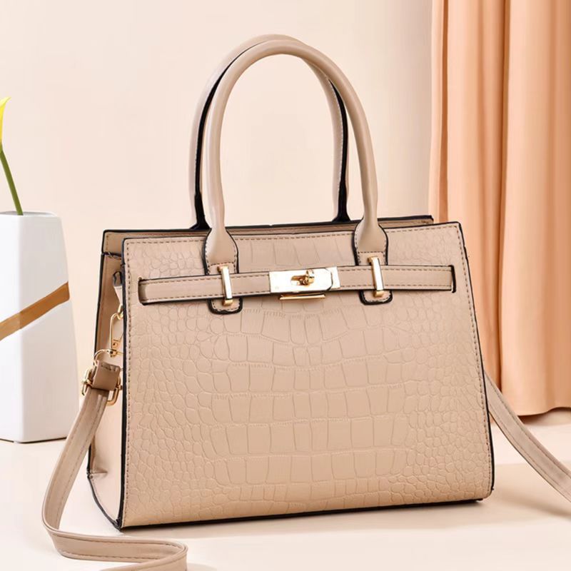 Bolso de piedra 2025, nuevo color sólido, bolso de hombro de gran capacidad, moda casual, bolsas transfronterizas.