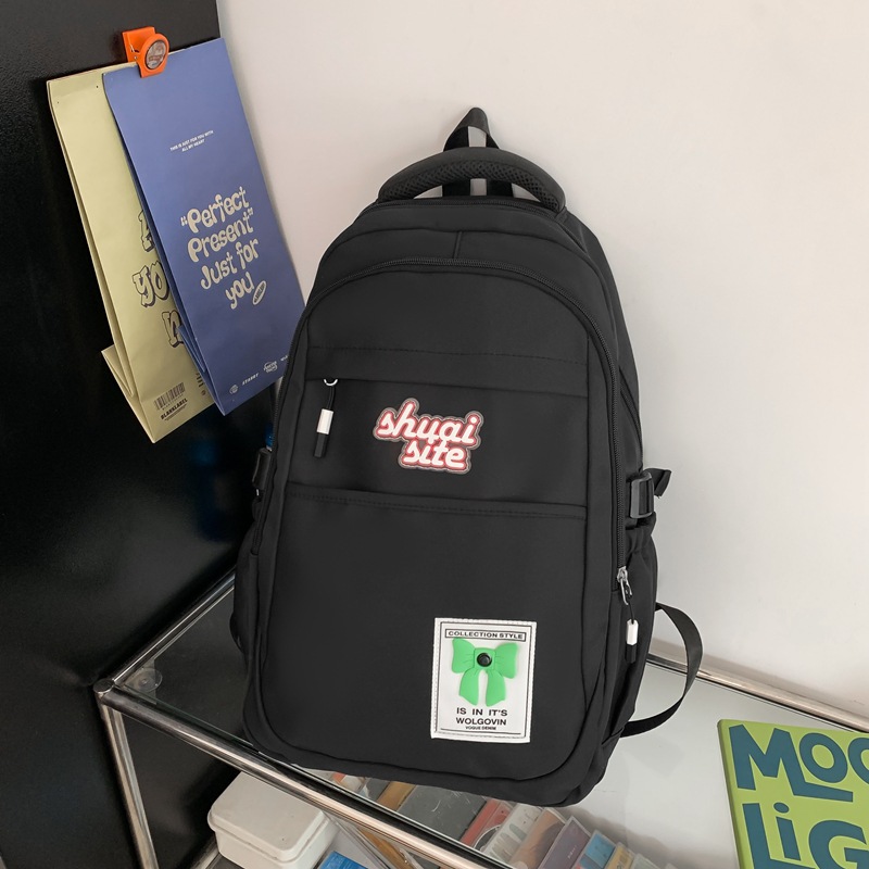 Mochilas escolares para estudiantes de secundaria 2025 bolsas de ocio simples y ligeras para mujeres de gran capacidad