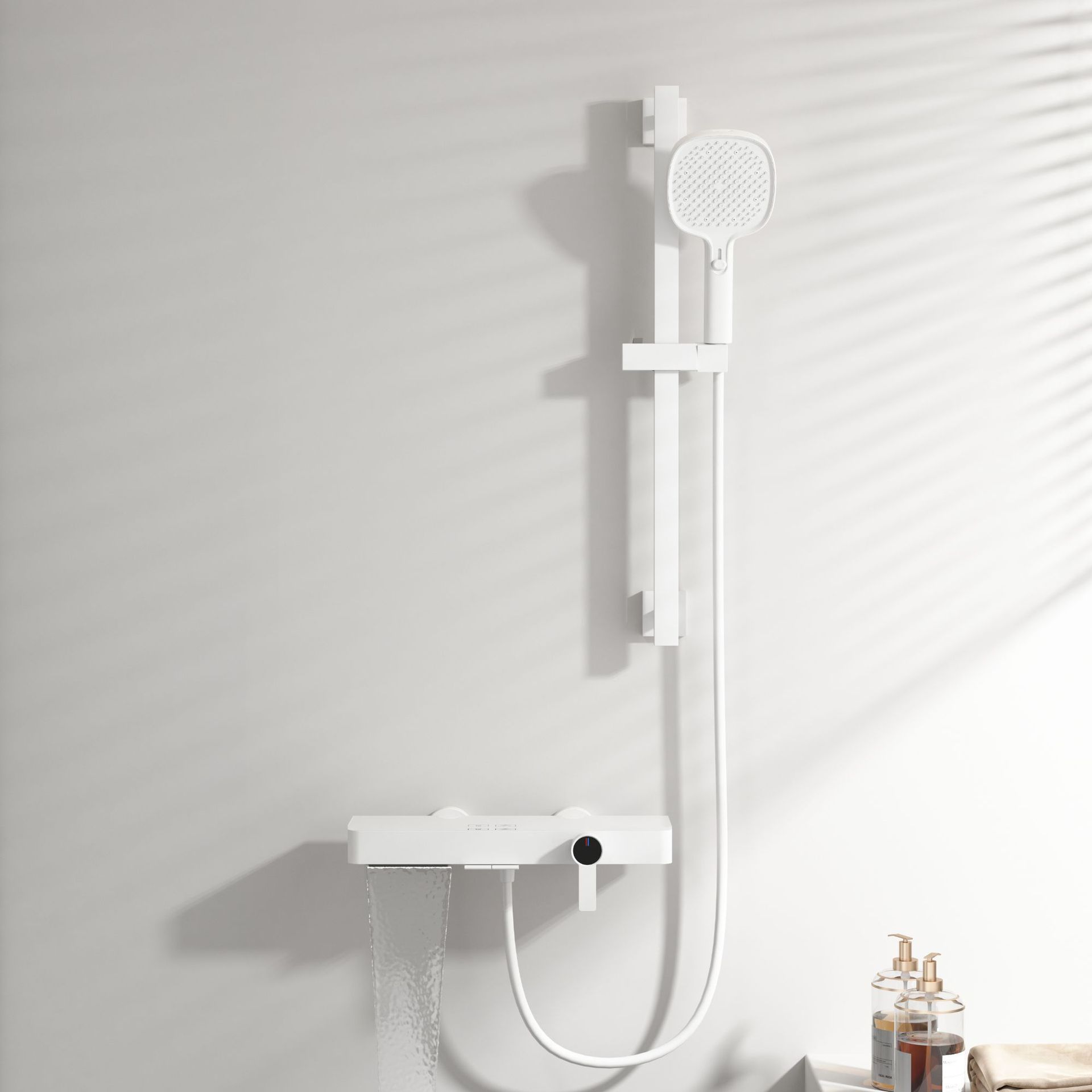 A02 botón blanco de dos marchas