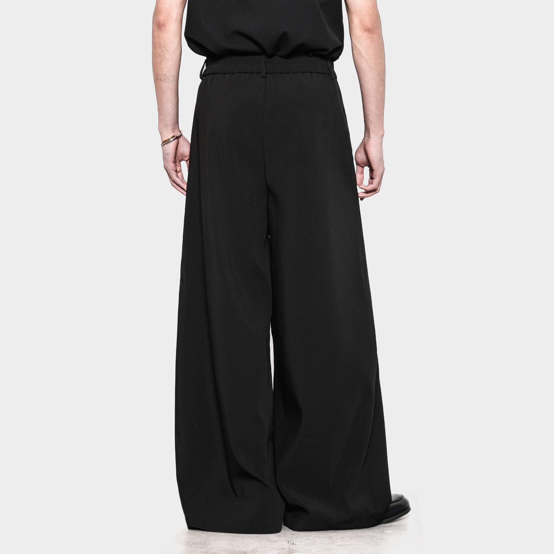 Three-Dimensional Pleated Trousers for Men, Summer New Trendy Straight Casual Trousers for Men and Women, Loose Design Wide-Leg Trousers