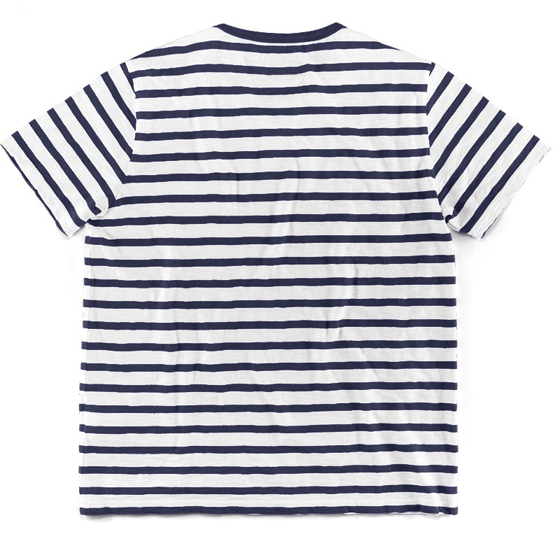 Men's Stripe T-shirt Men's Clothing display picture 10