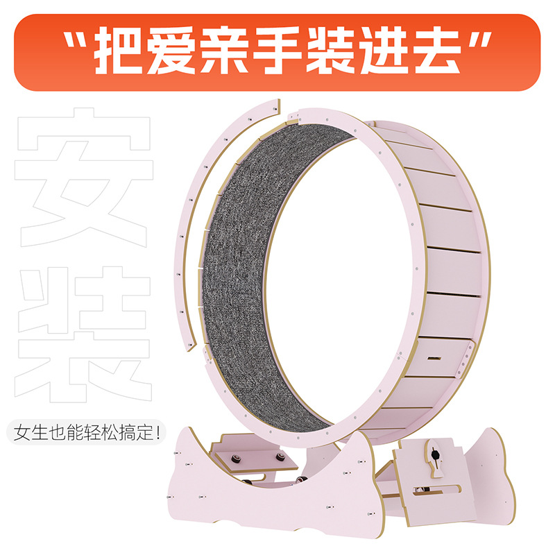 Rodillo de madera maciza multicapa para gatos, máquina de caminar y trepar para gatos, juguete grande para ejercicio y fitness, estructura de escalada para mascotas.