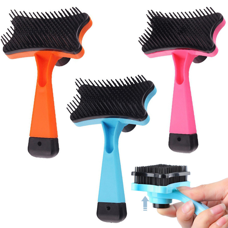 Pet comb wholesale press dog comb brush open knot needle comb hair removal small and medium-sized dog cat pet supplies