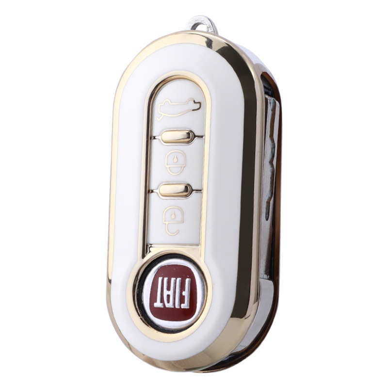 Suitable for Fiat 500 Boyue Bravo Iveco Ousheng Key Case All-inclusive High-end Personalized Buckle Protective Case