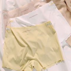 平角內褲女抗菌襠冰絲無痕日系甜美高中少女學生夏季薄款打底褲頭