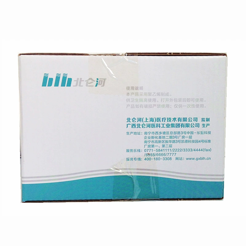 Beilun River single-use PE gloves Thickened transparent film for catering beauty food hygiene 1000 pieces per pack