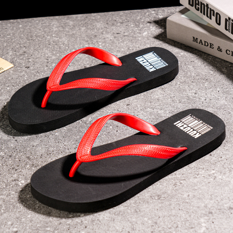 Cool Road Straight Summer Men's Flip-Flops Retro Non-Slip Wear-Resistant Flip-Flops Outdoor Casual Sandals Beach Shoes Cool Road Straight Summer Men's Flip-Flops Retro Non-Slip Wear-Resistant Flip-Flops Outdoor Casual Sandals Beach Shoes