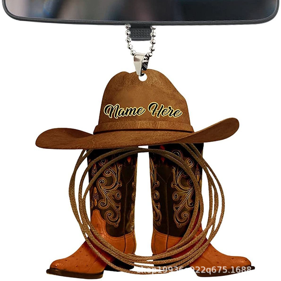 Denim boots, hat, keychain, 2023 collection, light luxury style