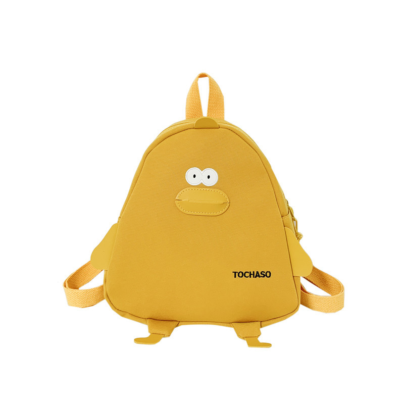 Dibujos animados de los niños lindo pollo mochila de lona viaje medio y grande niños mochila kindergarten Escuela Primaria estudiante mochila