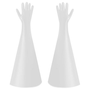 Alternative Honey 8Y1532A chlorosulfonated polyethylene CSM rubber glove box isolation box dry box long arm gloves