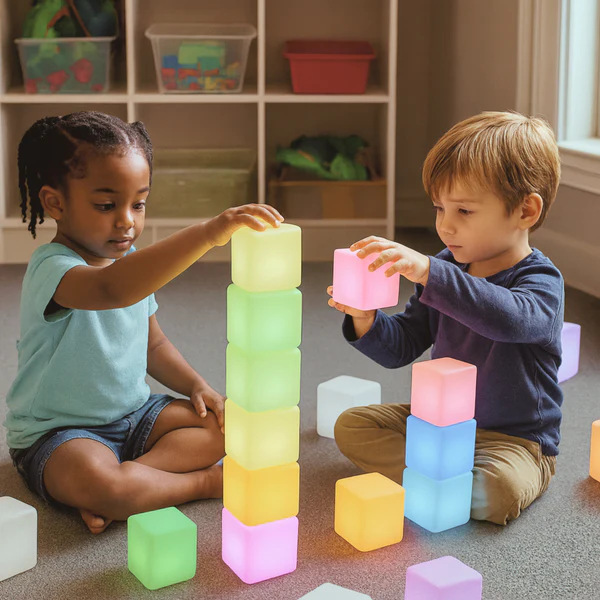 ROMoulded PE8cm Cube Nightlight Children's Room Eye Protection Table Lamp Clear Bar Desktop Creative Atmosphere Charging Table Lamp ROMoulded PE8cm Cube Nightlight Children's Room Eye Protection Table Lamp Clear Bar Desktop Creative Atmosphere Charging Table Lamp