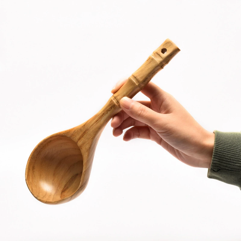 Креативная бамбуковая ложка, посуда, ladle для мытья тела для домашнего использования, интернет-известность
