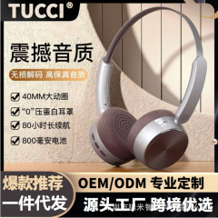 新型レトロアメリカ式bluetoothイヤホン学生運動無線低騒音高颜値耳麦工場直販