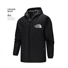 跨境薄款春秋单层户外冲锋衣男士夹克外套防风防水四季登山服代发