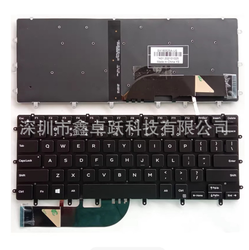 Us Applicable for Dell Precision 5510 5520 5530 5540 M5520 P56F Keyboard 0Gdt9F Us Applicable for Dell Precision 5510 5520 5530 5540 M5520 P56F Keyboard 0Gdt9F