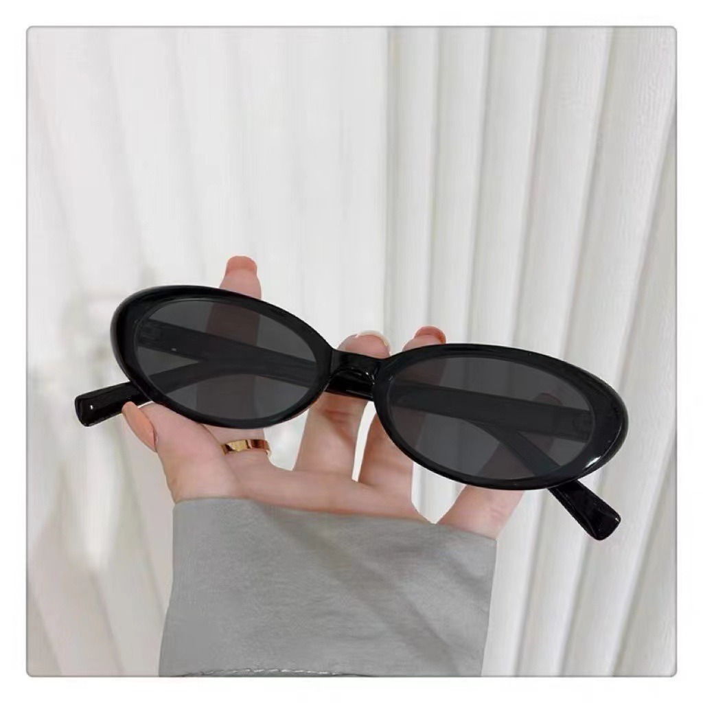 Gafas Ovaladas Pequeñas Retro para Mujer, Modernas y Sencillas, Aptas para Lentes Graduadas, Anti-Luz Azul, Montura Ultraligera y Cómoda, Montura de Plástico, 2026