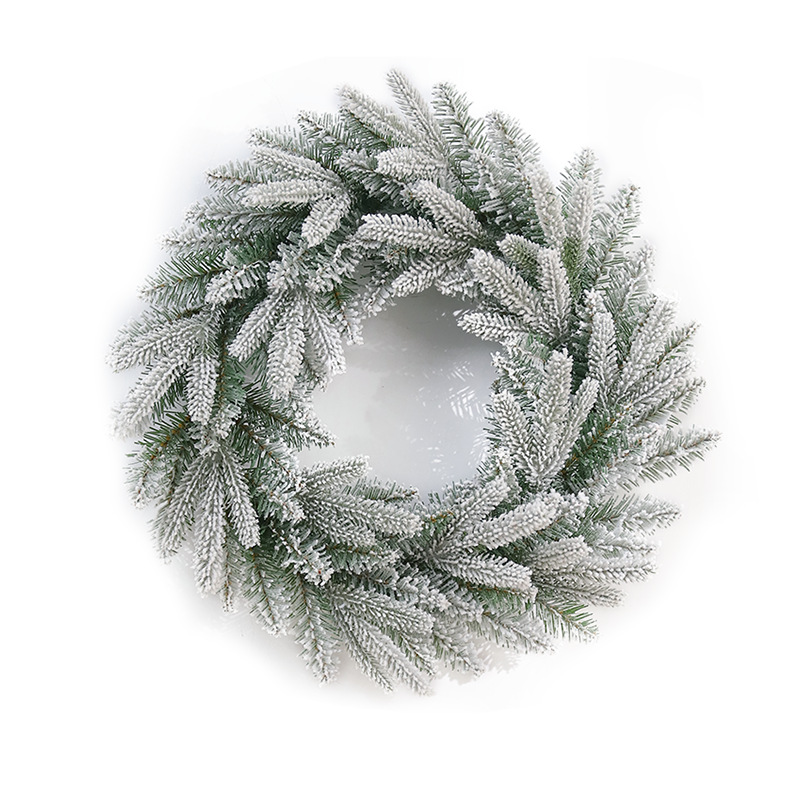 Amazon para Navidad PE mezclado guirnalda decoraciones puerta creativa colgante árbol de Navidad anillo adornos regalo