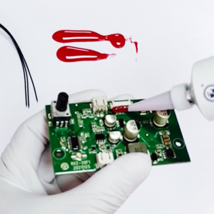 783电子红胶 单组份常温粘接喇叭红胶 固定螺丝胶排线固定胶