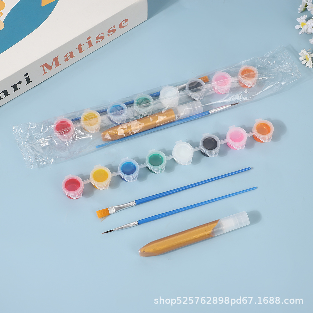 8色玻璃颜料套装