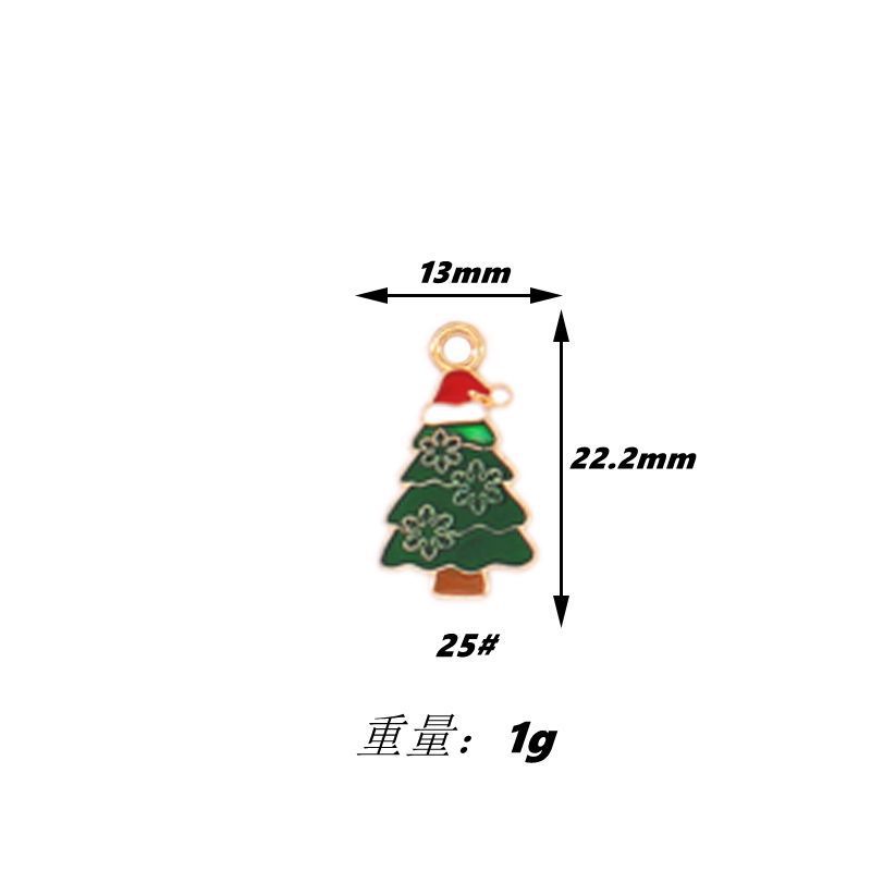 クリスマス漫画 DIY 合金ドリップオイルゴールデンホワイト K サンタクローススノーフレークヘラジカクリスマス猫アクセサリー|undefined
