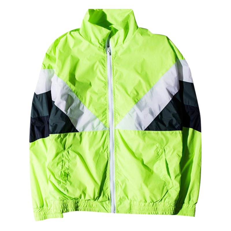 Chaqueta Deportiva Retro de Primavera y Otoño 2025, Estilo Europeo y Americano, para Parejas, Uniforme Escolar, Color Block, Holgada, Informal, Ropa para Hombre
