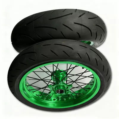 Motorcycle wheel hub, Modified Hengjian Ktm Cnc - front-120-rear-150-slipper-assembly-green
