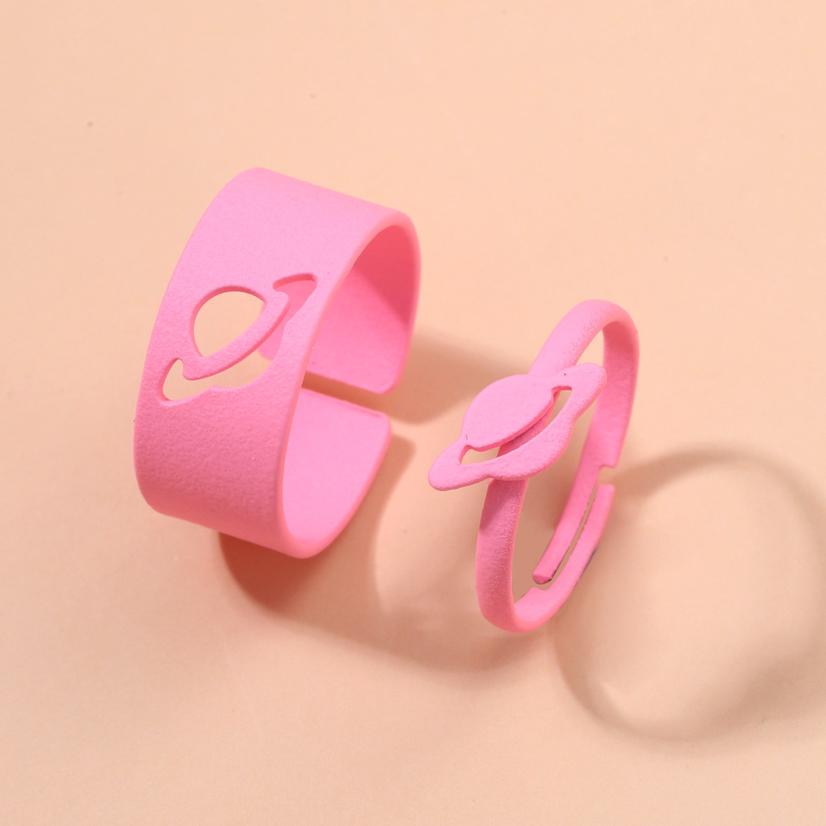Simple Style Star Butterfly Metal Stoving Varnish Open Ring