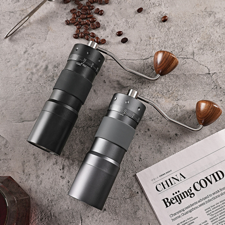 Cross-Border Manual Coffee Grinder with Large Blade and Steel Core