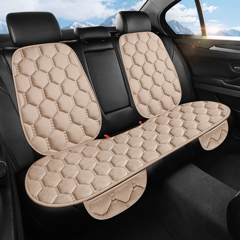 Winter Short Plush Car Seat Cushion Universal Seat Cushion Cross-Border E-Commerce Hot-Selling Single-Piece Seat Cushion Full Car Seat Cover Five Seats