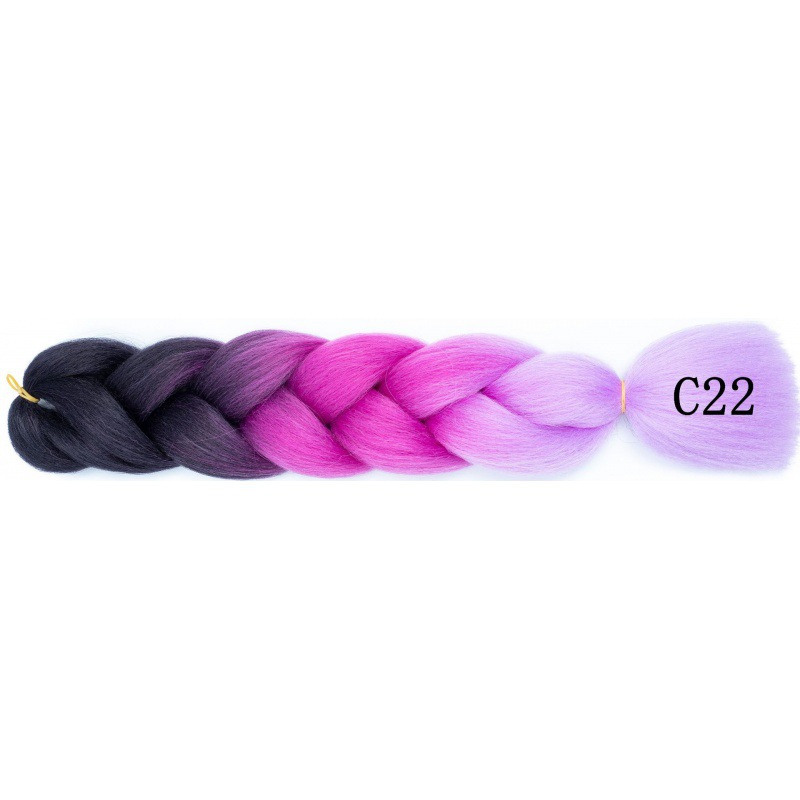 Extensiones de trenzas jumbo de 24 pulgadas, cabello sintético para trenzar