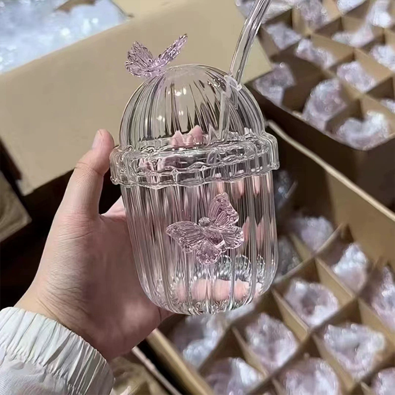 Милый кофе, креативный дизайн стекло с бантом