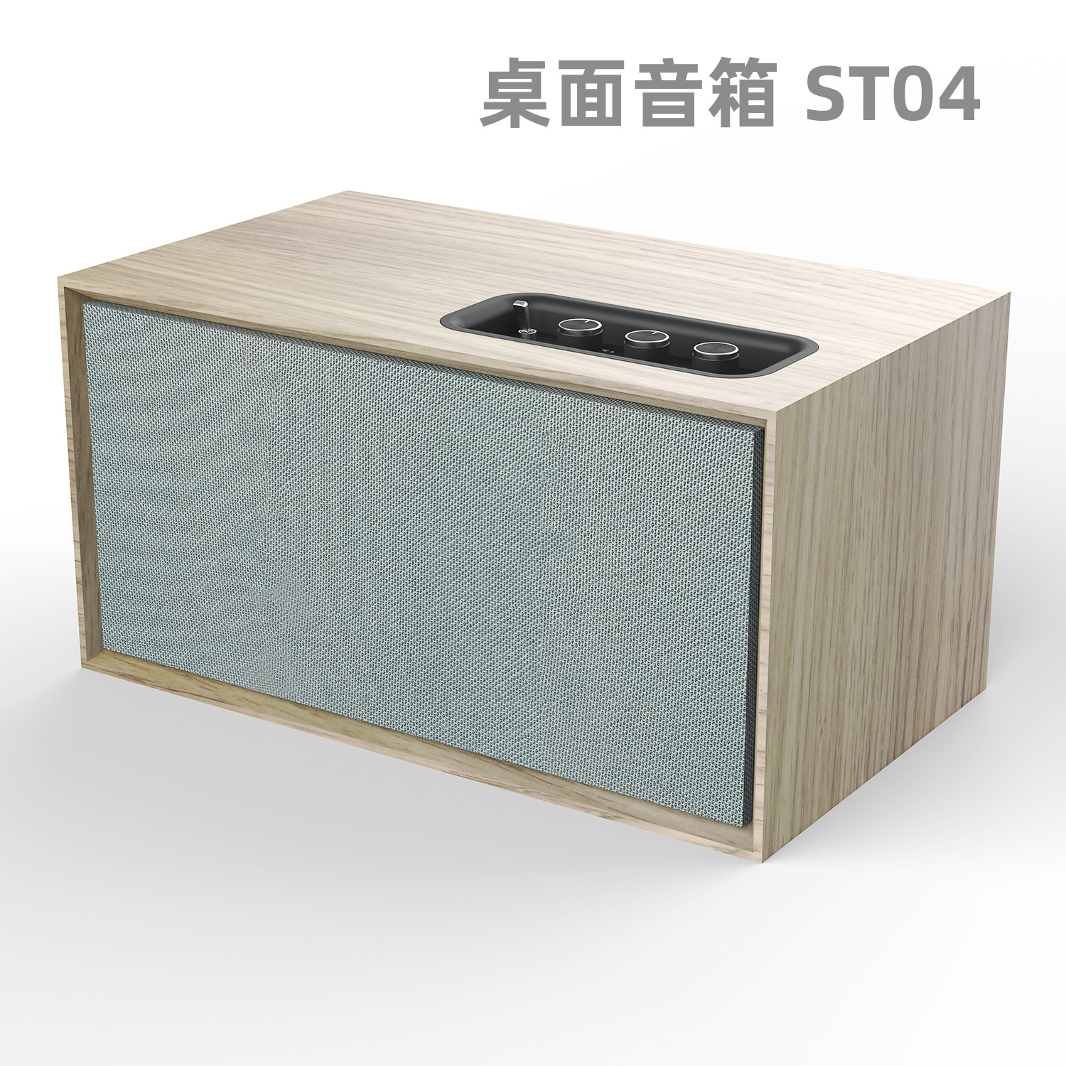 Foreign trade cross-border plastic desktop speaker bookshelf hifi high-power two-frequency high-fidelity passive multimedia speaker