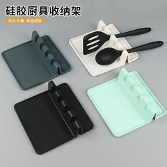 シリカゲル調理器具収納棚キッチンガジェット食器棚食器棚箸置きスプーン鍋スプーンホルダー