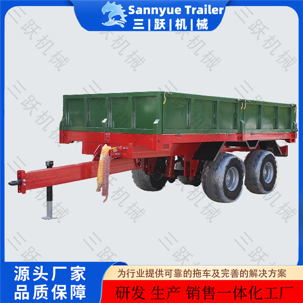 厂家直销 矿用拖车 工具车三跃农用拖车厂家