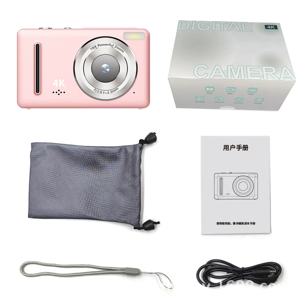 Cross-border hot-selling cherry blossom pink 4K high-definition CCD camera