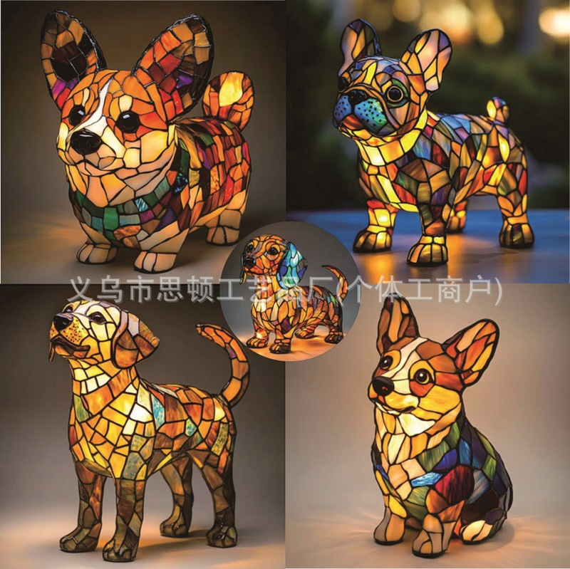跨境魔幻幻彩奇异狗狗灯Cat Lamp-Dachshund Lamp-Bigfoot Lamp|undefined